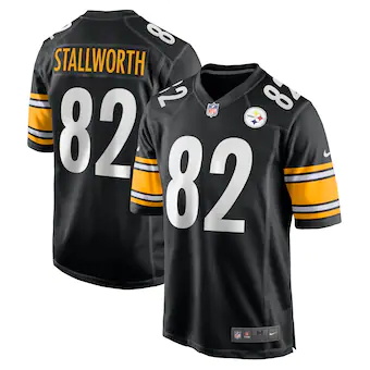 mens nike john stallworth black pittsburgh steelers retired